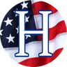 Circle H American flag logo