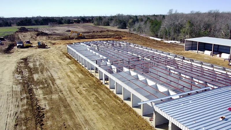 Site work for commercial buildings