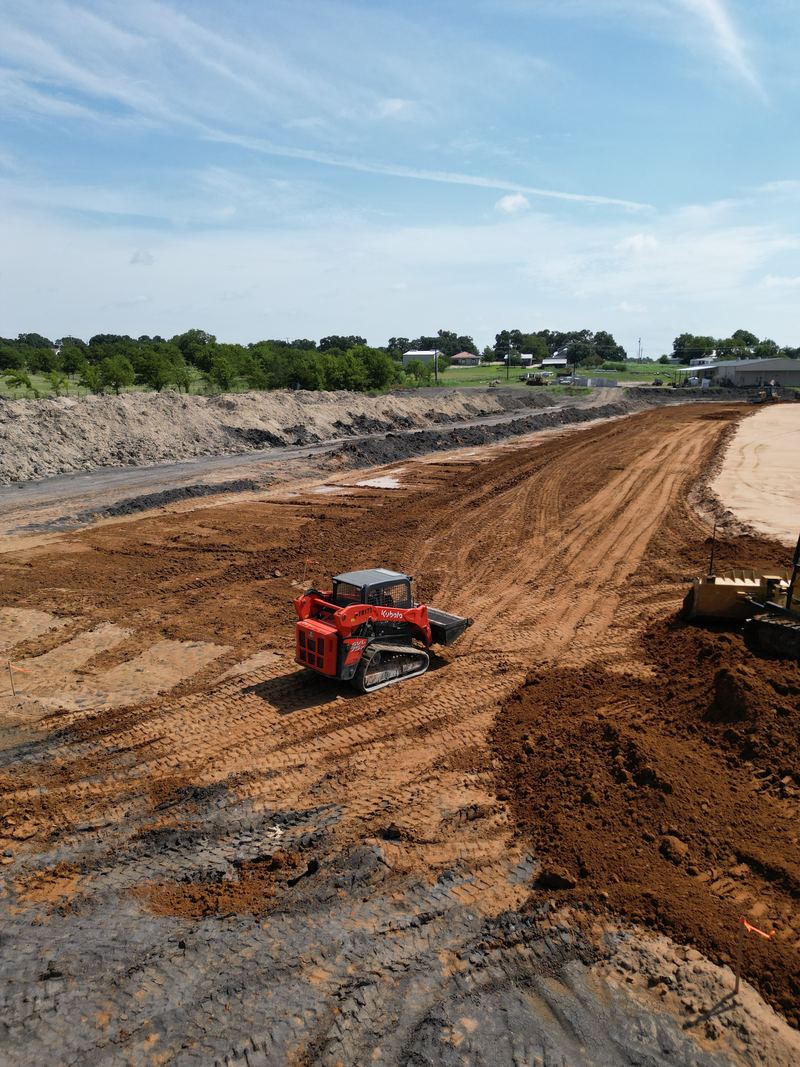 Commercial site grading